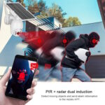 HD intelligent solar energy alert PTZ camera With 4G Sim card in Nairobi Kenya.