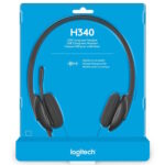 Logitech H340 Wired Headset with Noise-Cancelling Mic in Nairobi Kenya.