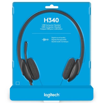 Logitech H340 Wired Headset with Noise-Cancelling Mic in Nairobi Kenya.