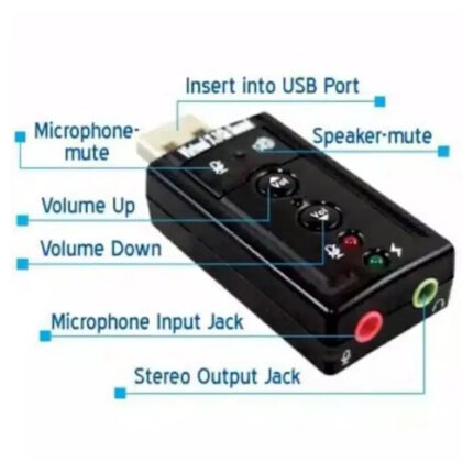 USB sound card 7.1 9 (USB to Audio Adapter) in Nairobi Kenya.