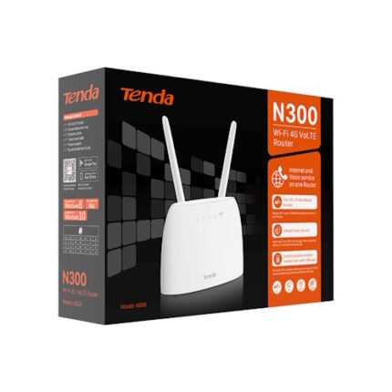 Tenda 4G06 N300 4G VoLTE Wi-Fi Router 300MBPS – With Simcard