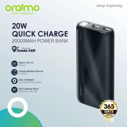 Oraimo Traveler 4 P204D 20000mAh 20W Power Bank in Nairobi Kenya.