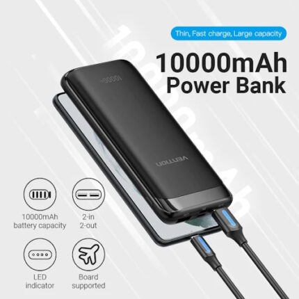 Vention 10000mAh Power Bank – VEN FHAB0