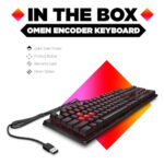 HP OMEN Encoder Full-size Wired Gaming Mechanical Keyboard