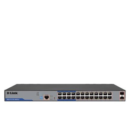 D-Link 26-Port Gigabit Smart Managed PoE+ Switch, 24 PoE+ Ports 2 SFP Ports, DGS-F1210-26PS